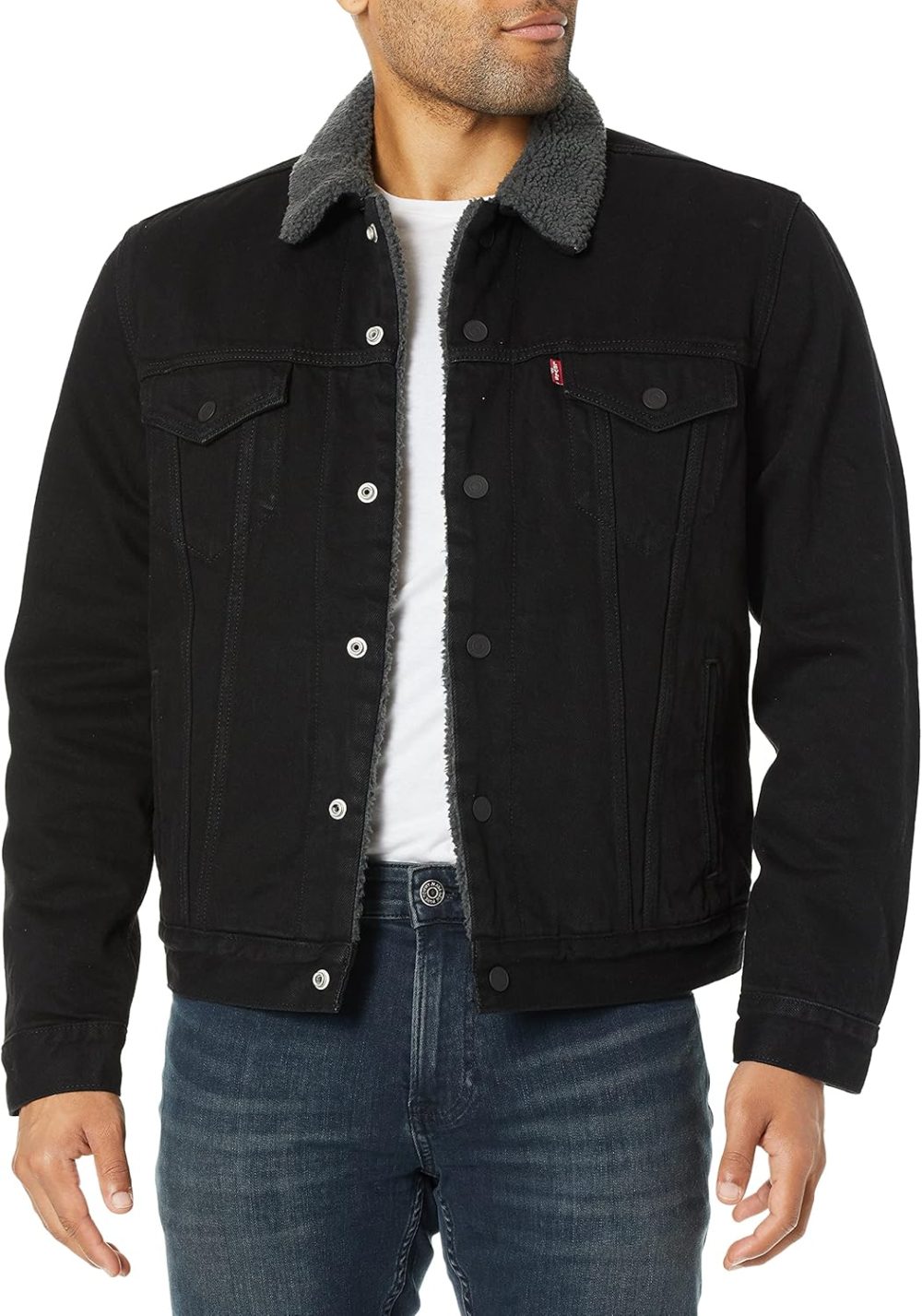 Men's Sherpa Lined Trucker Jacket (Also Available in Big & Tall)